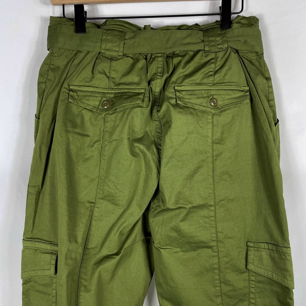 SOLD-NEW Alex Mill Washed Expedition Pant in Army Olive Green Cropped Sz 10 - Picture 9 of 10